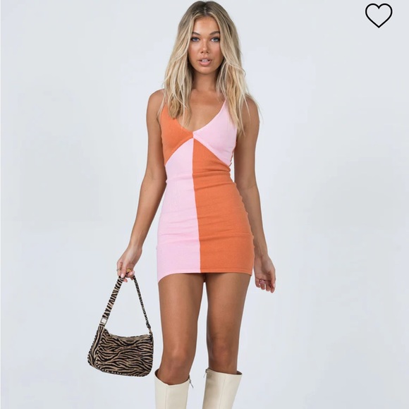 PRINCESS POLLY SIENNA MINI DRESS XS/S - Picture 1 of 6